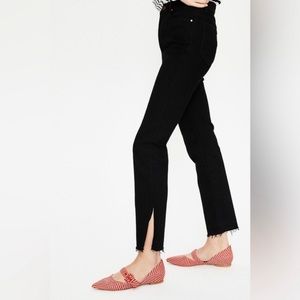 Boden Salisbury Side Split Jeans. Black. Size 6R. GUC